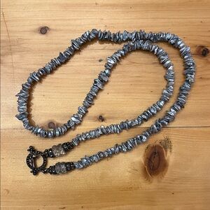 Hematite Beaded Necklace